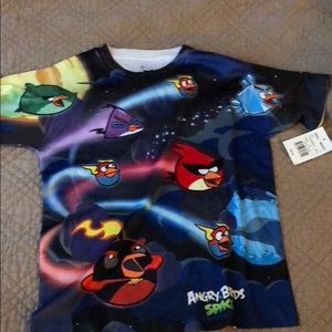 Angry birds short sleeve shirt